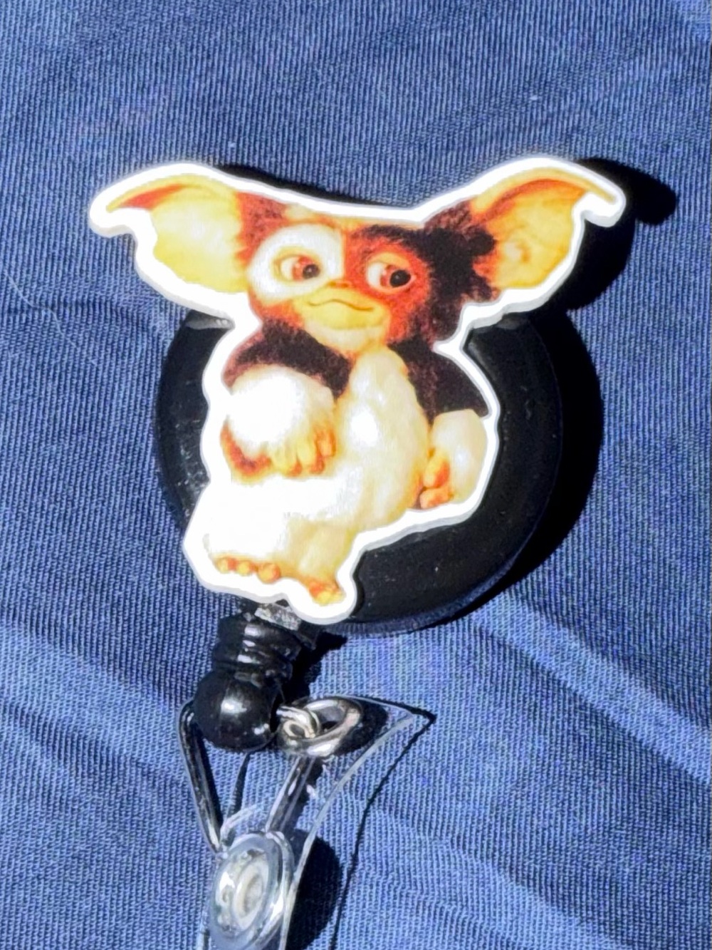 Gizmo Character Retractable Badge Reel - Black